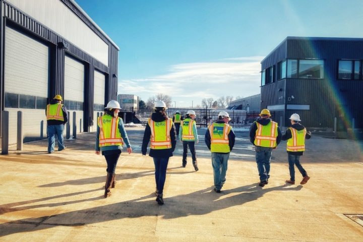 Pulse Staff Members In Yellow Construction Vests