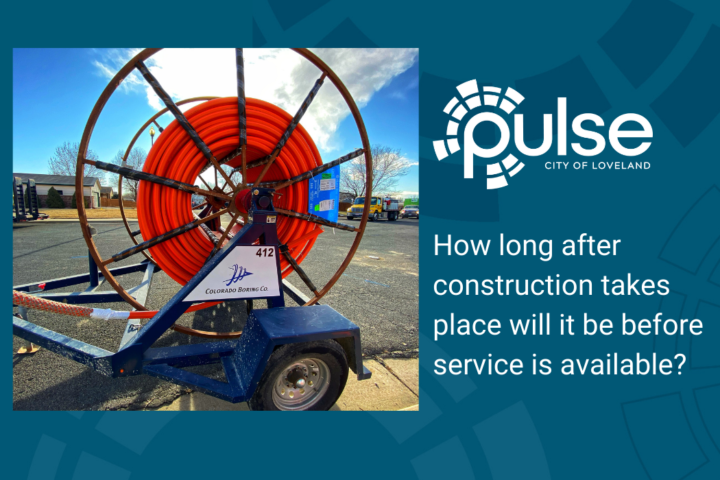 Following Pulse network construction, how long will it be before I can sign up for service?
