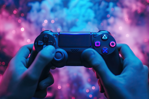 Image of hands holding a game controller