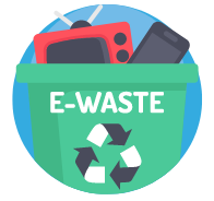 E-Waste Trash Can
